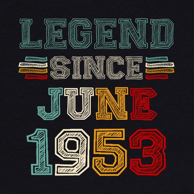 70 Years Old Legend Since June 1953 70th Birthday by Marcelo Nimtz